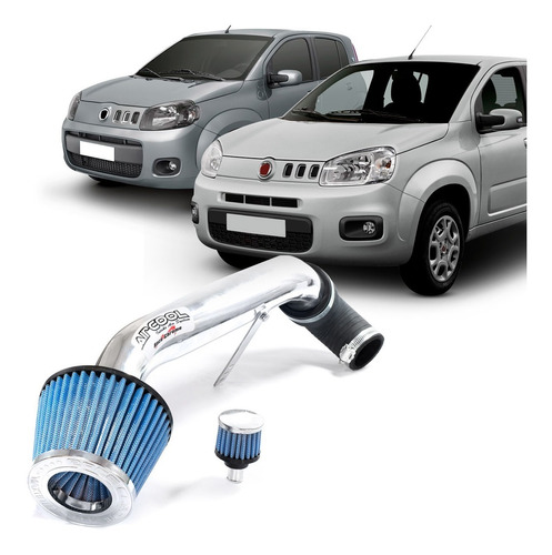 Kit Intake Air Cool Fiat Duplo Fluxo Novo Uno 1.4 2013 A 16