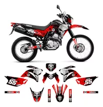 Adesivos Moto Cross Trilha Xtz 125 20mm Personalizada Lm248