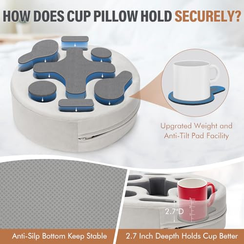 Portavasos Para Sofá - Almohada Portavasos Para Sofá | Organ