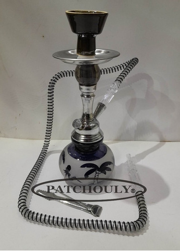 Imagen 4 de 8 de Narguile Pipa Agua Narguila Shisha Hookah 1 Manguera 28 Cm.