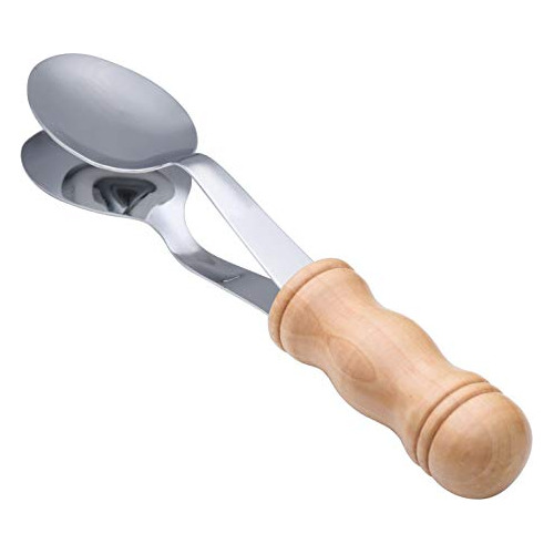 Musical Spoons Percussion Instrument With Wooden Handle...