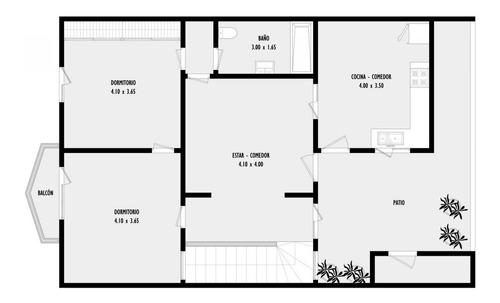 Imagen 15 de 16 de Venta Casa En Pa 2 Dorm 9 E/ 64 Y 65 Vivani Propiedades