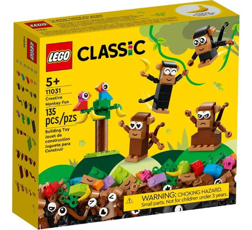 Lego Classic Diversion Creativa Simios Piezas 135