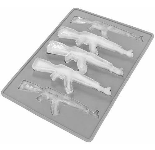 Ak-47 Del Arma De Ice Cube Tray - Las Armas De Fuego Diverti