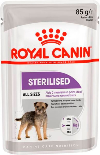 Royal Canin Dog Pouch Sterilised 12 X 85 Gr Mascota Food