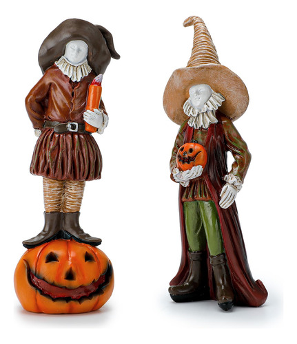 Decoracion Halloween Figura Estatuas Renacentistas Calabaza