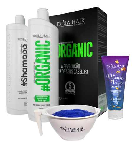 Progressiva Antifrizz Organic + Leave In Plena 70g Tróia