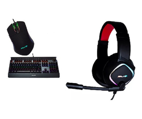 Combo Saikano Mouse V30+ Teclado K72 + Auricular G750