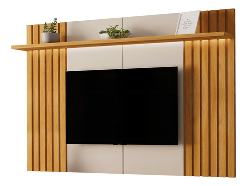 Painel Para Tv Até 84 Polegadas 220cm Com Led Supreme Ejwt