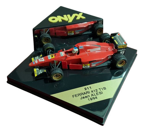 Onyx Formula 1 Ferrari 412 T1 B J. Alesi Rojo