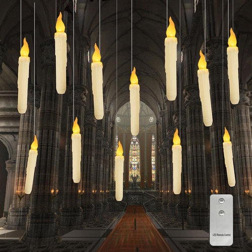 12 Velas Flotantes De Harry Potter Con Control Remoto, Funci