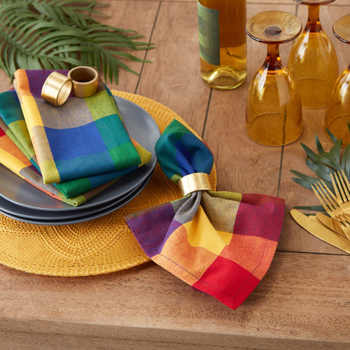 Mantel 100% Algodón Lavable A Máquina Para Cena O Picnic
