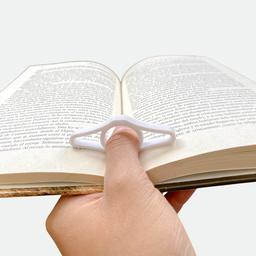 Soporte De Paginas Separador De Libros Thumb Thing Marca Pag