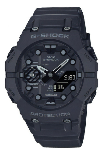 Cor da pulseira de relógio Casio G-shock GA-B001-1ADR: cinza, cor da moldura, cor de fundo cinza