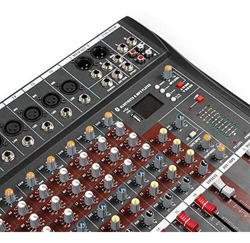 Mezclador De Audio Bluetooth Studio Interfaz De Sistema De E