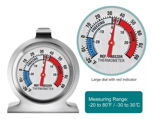 Termómetro De Refrigerador De 4 Piezas Termómetro De Refrige