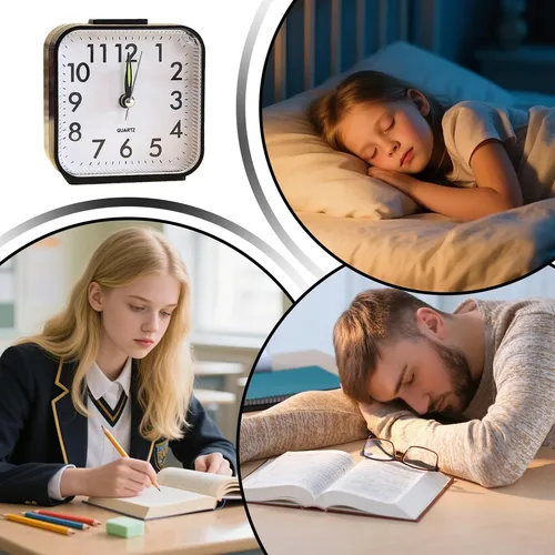 Alarm Clock | Battery Operated Quiet With,alarm Clock For