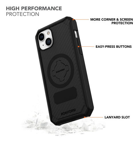 Capa Magnética Rokform Rugged Series Para iPhone 15 Plus Pre