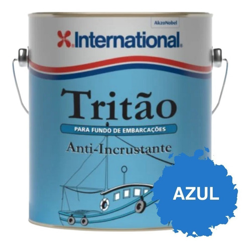 Tinta Tritão Envenenada Galão Azul / Vermelho International
