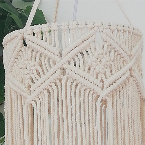 Macrame Lamp Shade Pendant Light Shade Solo Para La Estilo B