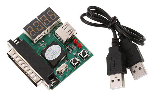 Tester Diagnostico Motherboard Usb Puerto Paralelo