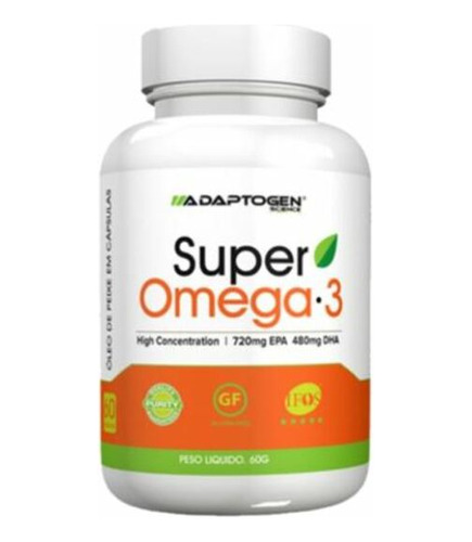 Super Omega 3 60 Cápsulas Adaptogen