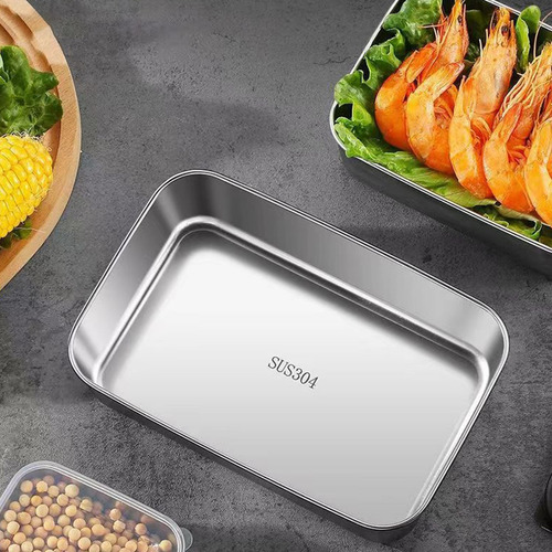Caja De Almacenamiento De Acero Inoxidable Para Refrigerador