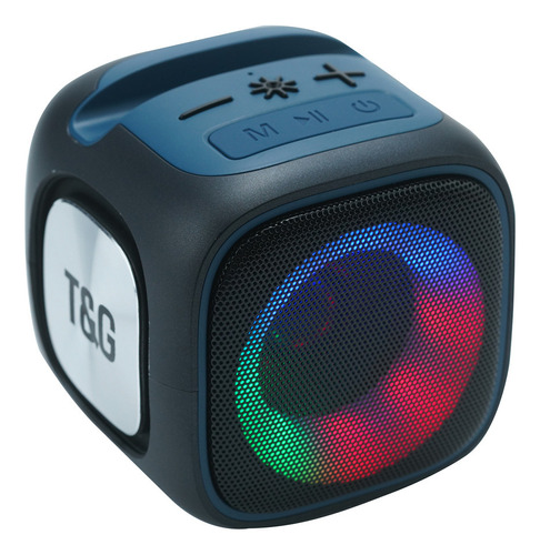 Altavoz Bluetooth Cube Color Deslumbrante Con Luces