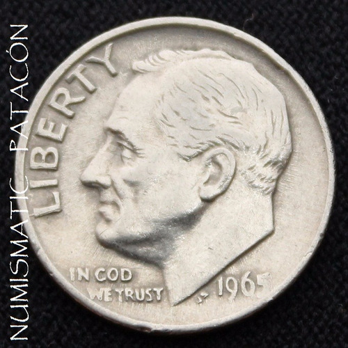 Moneda Usa One Dime 1965 - Km 195a