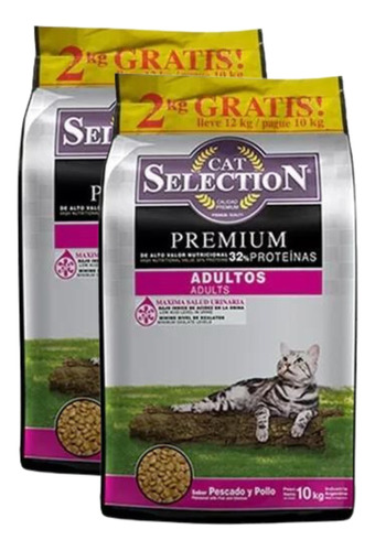 Cat Selection Premium Adulto 2 X 10 Kg - Happy Tails 