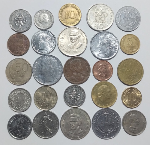 Lote#24 Monedas Extranjeras 