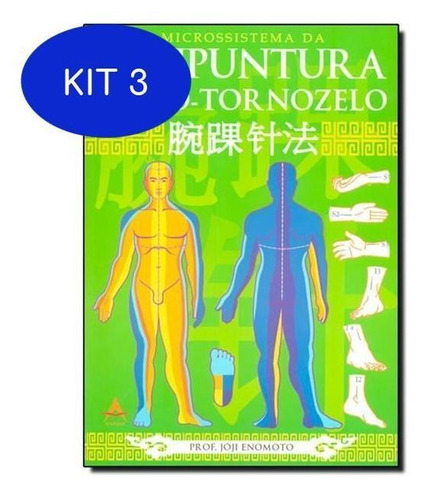 Kit 3 Livro Microssistema Da Acupuntura Pulso Tornozelo