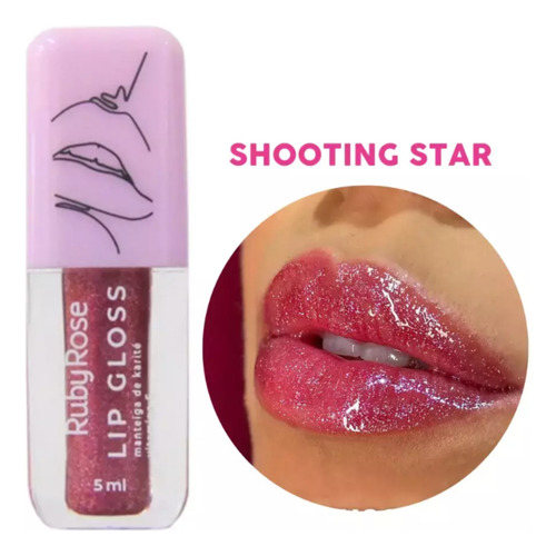 Lip Gloss Glitter Ruby Rose Gloss Labial Atacado Kit