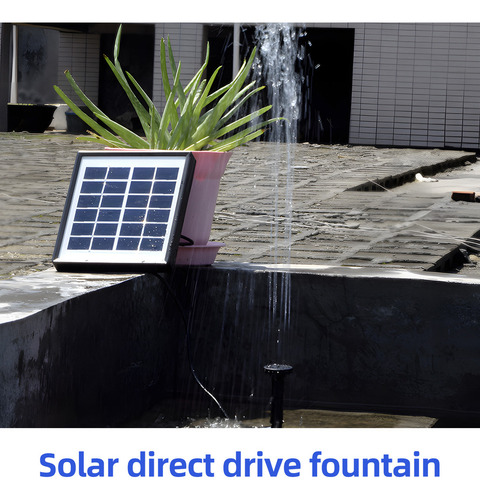 Fuente, Estanque, Piscina Solar, Piscina, Pájaro, 5 W, Para