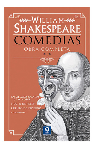 W. Shakespeare  Comedias T Ii- O. Completa, De Shakespeare, William. Editorial Edimat Libros, Tapa Dura, Edición 1 En Español, 2019