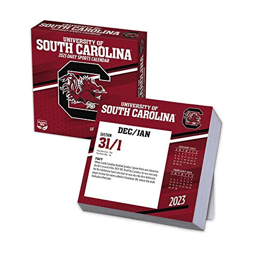 Calendario De Caja De South Carolina Gamecocks 2023 (23...
