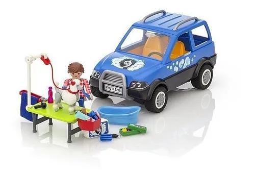 Playmobil City Life Coche Lavanderia Perros 9278
