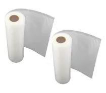 Comprar 2 Rolo Saco Embalagem Vácuo Ranhura Seladora 25cm X 5 Metros