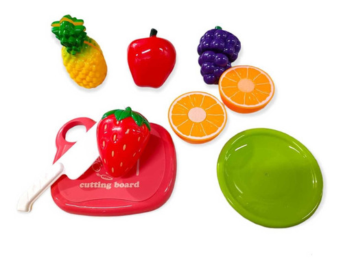 Imagen 5 de 5 de Set Velcro Juegos Didácticos Para Niños Frutas Verduras