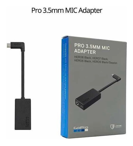 Gopro Pro-adaptador De Micrófono Para Hero9, Hero8, 