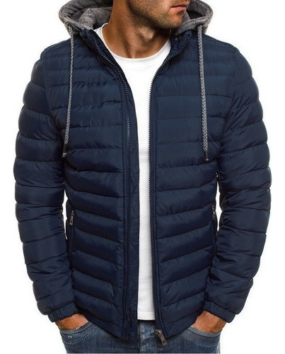 Male Jacket In Pure Cotton With Hood