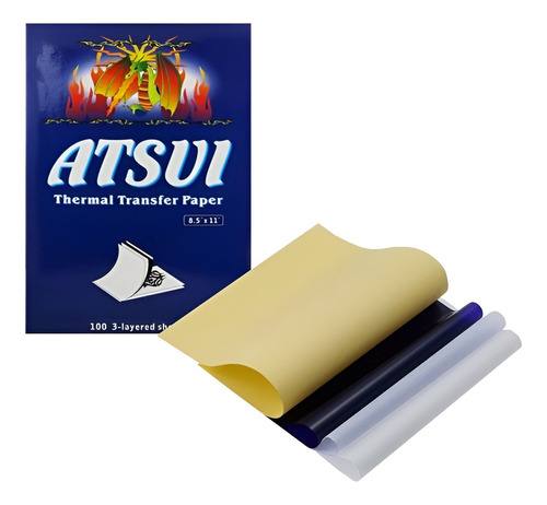 Papel Hectografico Atsui Thermal Para Termocopiadora X 10u