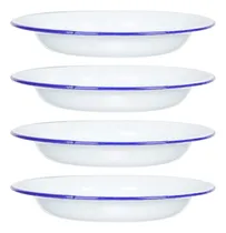 Comprar Hemoton 4 Piezas Platos Esmaltados Vajilla Esmaltada Bandeja