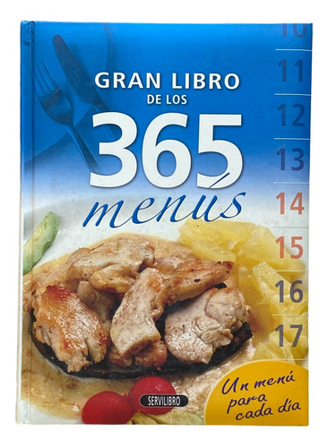 Gran Libro De Los 365 Menús - Servilibro - Tapa Dura