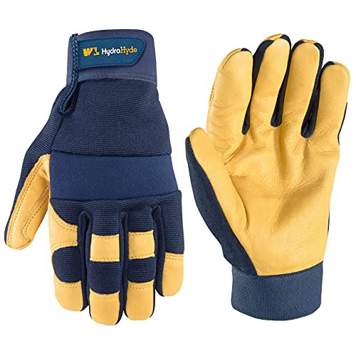 Guantes De Trabajo De Cuero Impermeables Hydrahyde Homb...