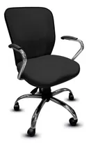 Comprar Sillón Ejecutivo De Oficina Neumático Base Y Brazos Cromados India Red Mesh Asiento Inyectado + Envio Gratis