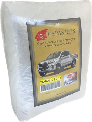 Capas Reis Transparente Com Elástico - Tamanho Gg