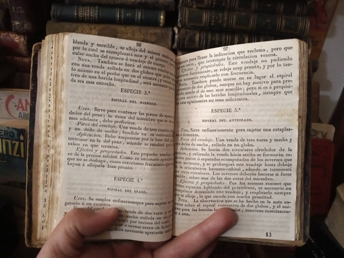 Compendio Del Arte De Los Vendajes Aparatos De Curación 1839 (Usado)