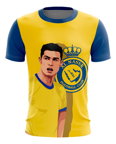 Playera Sublimada Infantil Cristiano Ronaldo Cr7 Al Nassr