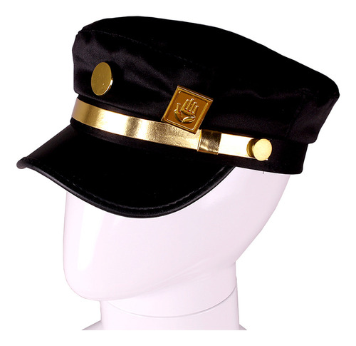 Gorra De Metal Con Insignia De Kujo Jotaro, Accesorio De Joj